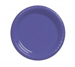 Purple 7" Plastic Lunch Plates 20 pcs/pkt